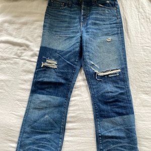 Point Sur Denim/J. Crew Distressed Jeans